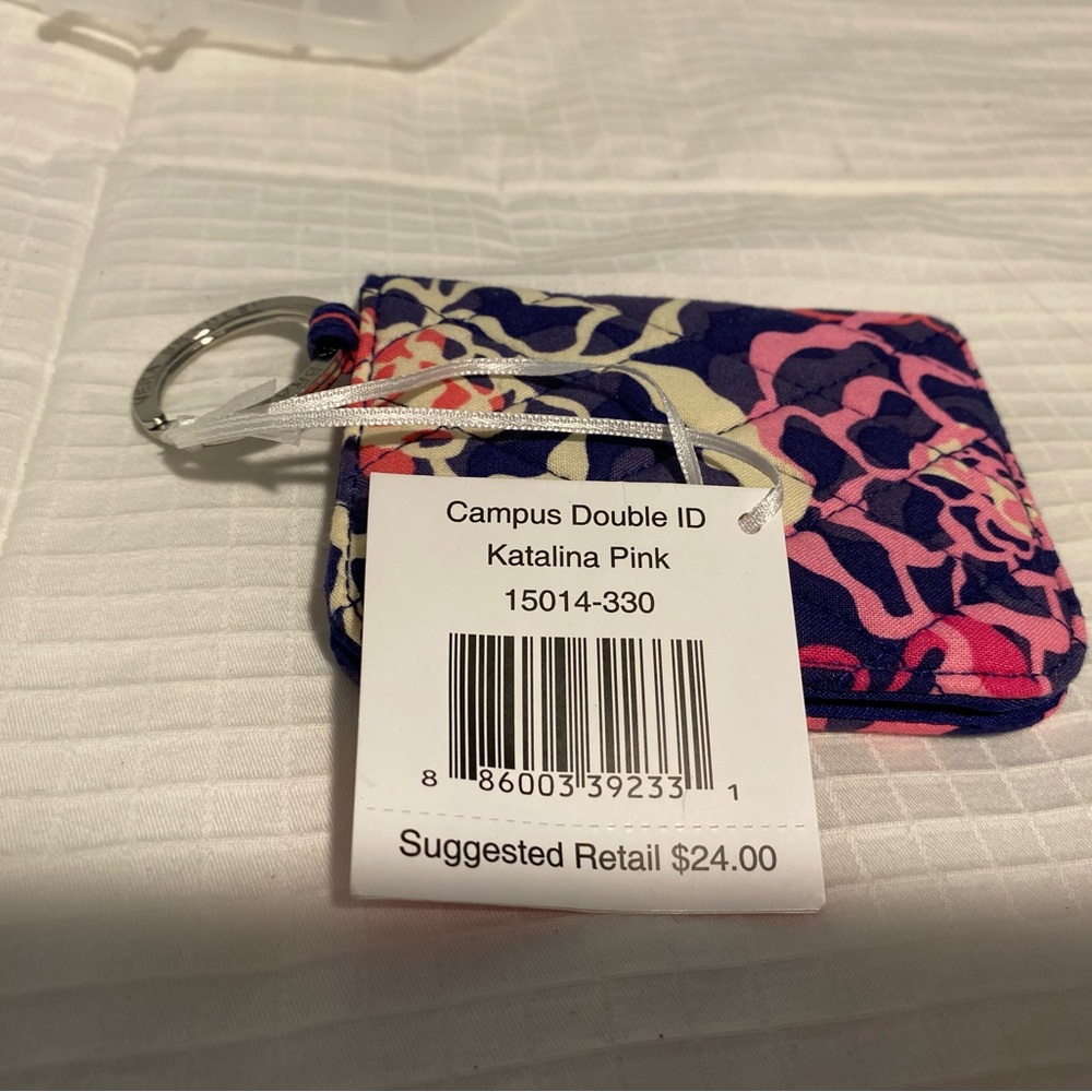 Vera Bradley Campus Double ID Katalina Pink